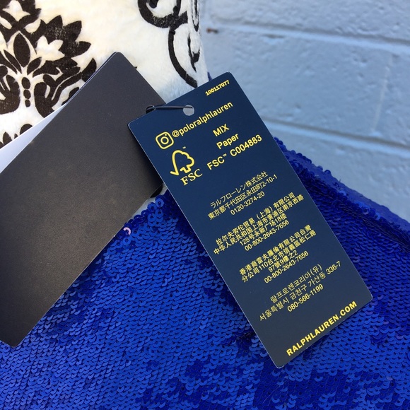 Polo Ralph Lauren CP-93 Sequined Shift Dress NWT - Picture 10 of 11